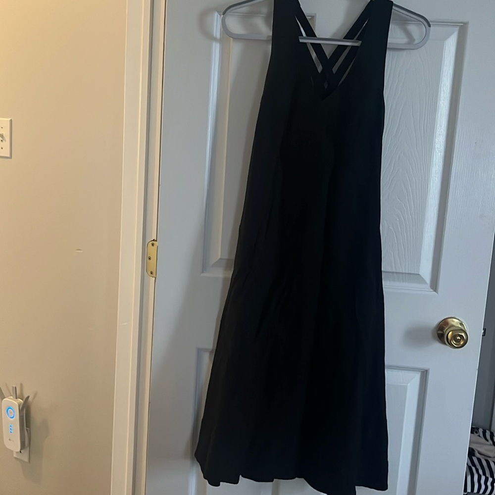 OXMO LINEN DRESS GORGEOUS ON A SYMMETRICAL STYLE SIZE M